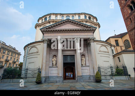 Piedmont Turin Consolata Sanctuary Esternal Stock Photo