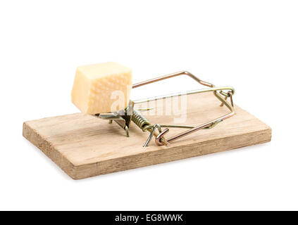 mousetrap Isolated on white background Stock Photo