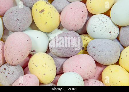 Mini Egg Sugar Coated Candy Stock Photo
