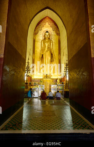 Buddha at Ananda Pahto Stock Photo