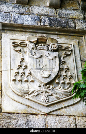 Rocamadour is a commune in the Lot department in southwestern France Stock Photo