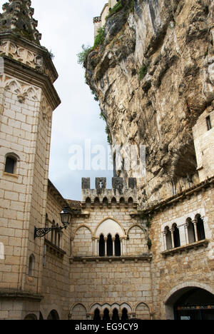 Rocamadour is a commune in the Lot department in southwestern France Stock Photo