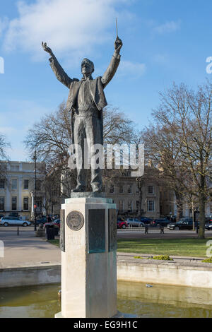 Statue of Gustav Hoist in Imperial Square and Gardens, Cheltenham Stock Photo