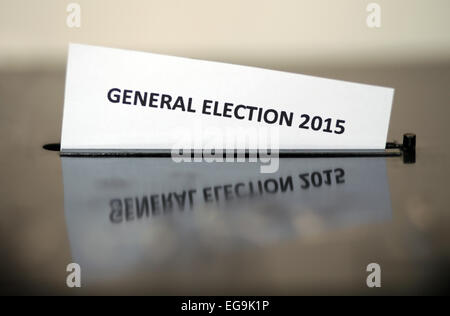 General Election 2015 ballot box.