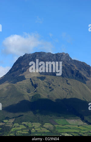 The dormant volcano, Mount Imbabura, in the Andes Mountains in Northern Ecuador Stock Photo