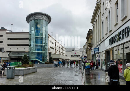 Shopping in Blackburn, Lancashire Stock Photo