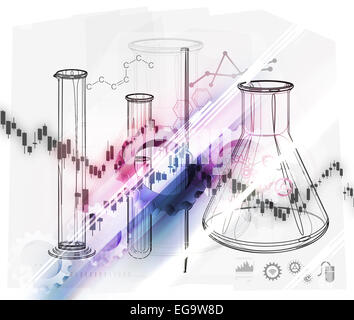 Science Background Abstract Stock Image Stock Photo