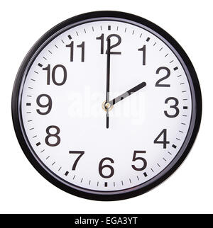 clock Isolated on white background Stock Photo