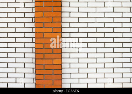 External white brick wall background Stock Photo