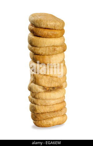dried figs isolated on white Stock Photo