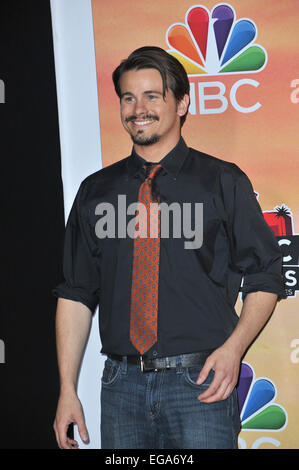 LOS ANGELES, CA - MAY 1, 2014: Jason Ritter at the 2014 iHeartRadio Music Awards at the Shrine Auditorium, Los Angeles. Stock Photo