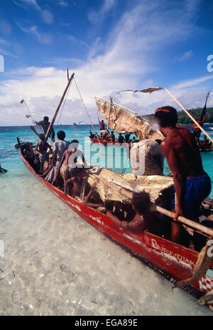 Kitava Island, Trobiand Islands, Papua New Guinea Stock Photo