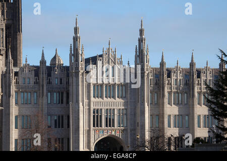 Marischal College Broad Street Aberdeen Stock Photo