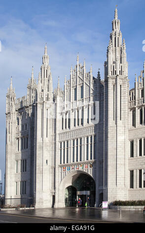 Marischal College Broad Street Aberdeen Stock Photo