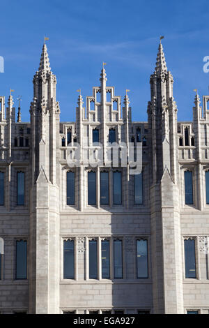 Marischal College Broad Street Aberdeen Stock Photo