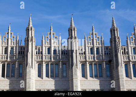 Marischal College Broad Street Aberdeen Stock Photo