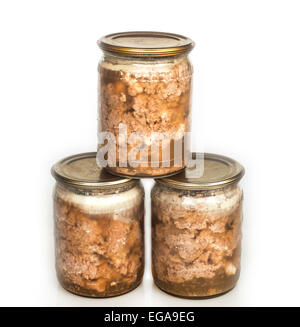 canned stewed meat Stock Photo