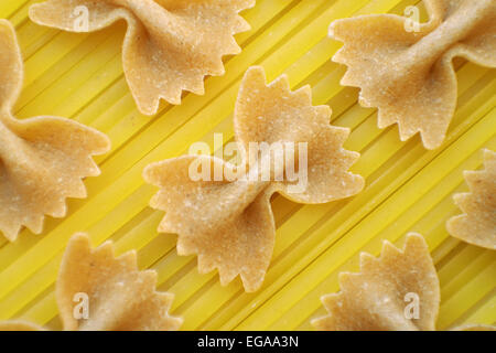 background of pasta Stock Photo