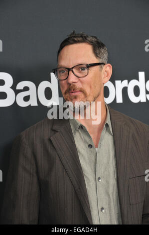 LOS ANGELES, CA - MARCH 5, 2014: Matthew Lillard at the Los Angeles premiere of 'Bad Words' at the Cinerama Dome, Hollywood. Stock Photo