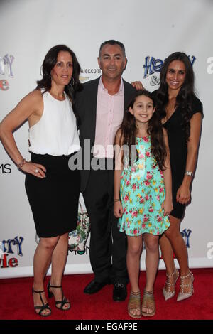 New York premiere of 'Henry & Me' at Ziegfeld Theatre Featuring: John Franco,Family Where: New York City, New York, United States When: 18 Aug 2014 Stock Photo