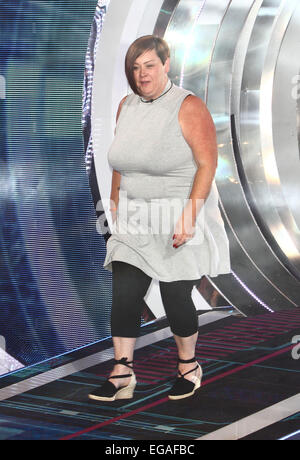 Celebrity Big Brother Launch Night at Elstree Studios, Hertfordshire Featuring: White Dee Where: Elstree, United Kingdom When: 18 Aug 2014 Stock Photo