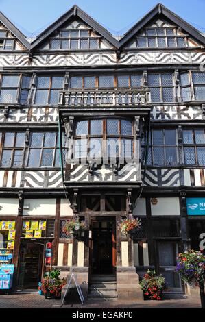 The Ancient High House along Greengate Street in the town centre, Stafford, Staffordshire, England, UK, Western Europe. Stock Photo