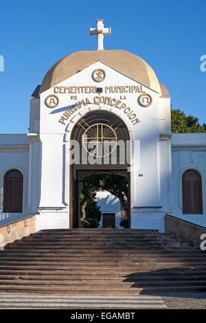 Cemetery in Melilla autonomous city state Spanish territory in north Africa, Spain Stock Photo