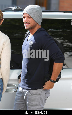 Peter Andre outside ITV Studios Featuring: Peter Andre Where: London, United Kingdom When: 19 Aug 2014 Stock Photo