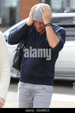 Peter Andre outside ITV Studios Featuring: Peter Andre Where: London, United Kingdom When: 19 Aug 2014 Stock Photo