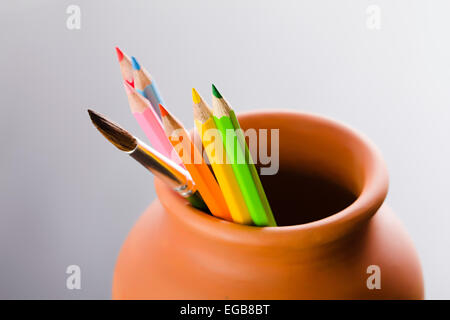 Abundance Drawing Pencil pot Pen Stand Arranging Nobody Stock Photo