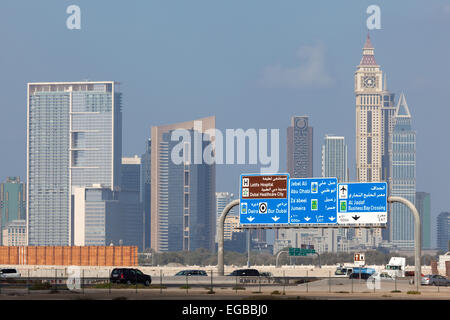 Dubai Downtown, United Arab Emirates Stock Photo