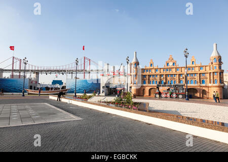 Turkey pavilion at the Global Village in Dubai Stock Photo