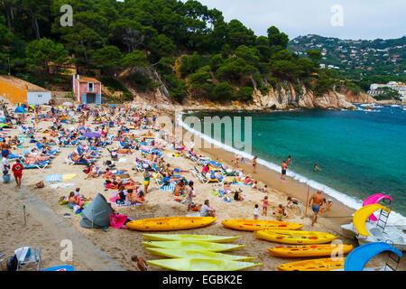 Aiguablava bay. Begur. Costa Brava, Gerona. Catalonia, Spain, Europe Stock Photo