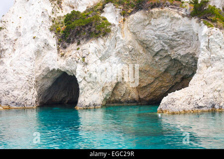 Keri caves on Zakynthos island, Greece Stock Photo