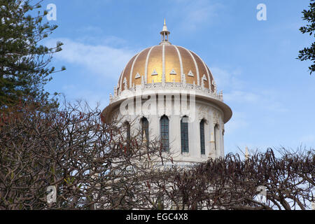 Bahai temple in Haifa Israel Stock Photo