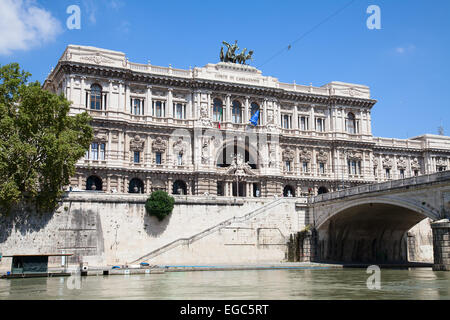 Court building in the center of Rome, Italy Stock Photo