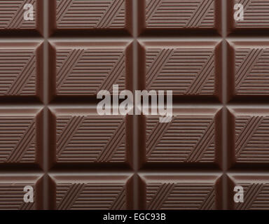 dark chocolate bar as background closeup Stock Photo