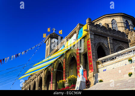 King Cathedral (Stone Church) in the evening. Nha Trang, Vietnam Stock Photo