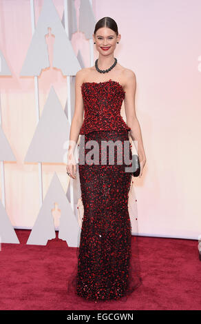 Hollywood, California, USA. 22nd Feb, 2015. BEHATI PRINSLOO on the red carpet during arrivals for the 87th Academy Awards held at the Dolby Theatre in Hollywood, Los Angeles, CA, USA Credit:  Lisa O'Connor/ZUMA Wire/ZUMAPRESS.com/Alamy Live News Stock Photo