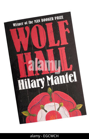 A copy of Wolf Hall by Hilary Mantel, winner of the Man Booker Prize in 2009. Stock Photo