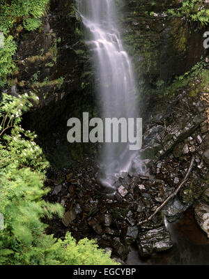 Glenashdale Falls near Whiting Bay, Isle of Arran, Scotland Stock Photo
