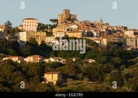 Italy, Tuscany, Manciano (Grosseto province), medieval castle Stock ...