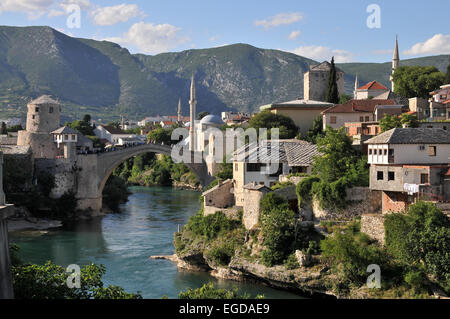 Old bridge in Mostar, Bosnia and Herzegovina Stock Photo