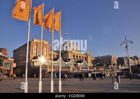 Kurhaus hotel, Scheveningen on the North sea coast, Den Haag, The Netherlands Stock Photo