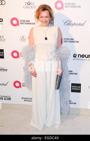 Los Angeles, California, USA. 22nd Feb, 2015. at arrivals for 2015 Elton John AIDS Foundation Viewing Party - Part 2, West Hollywood Park, Los Angeles, CA February 22, 2015. Credit:  Everett Collection Inc/Alamy Live News