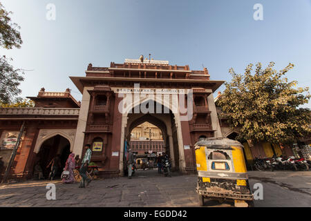 Girdikot (crowded gate) Jodhpur Stock Photo