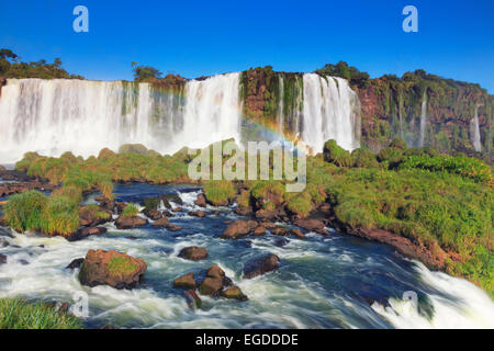 Brazil, Parana, Iguassu Falls National Park (Cataratas do Iguacu) (UNESCO Site), Devil's Throat (Garganta do Diabo)
