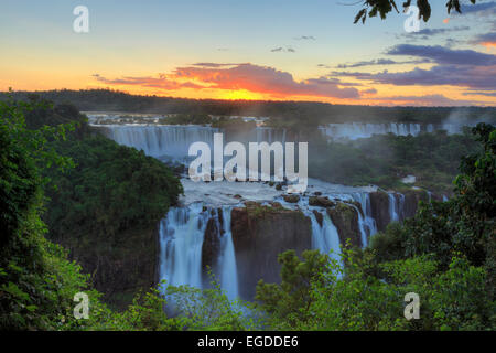 Brazil, Parana, Iguassu Falls National Park (Cataratas do Iguacu) (UNESCO Site) Stock Photo