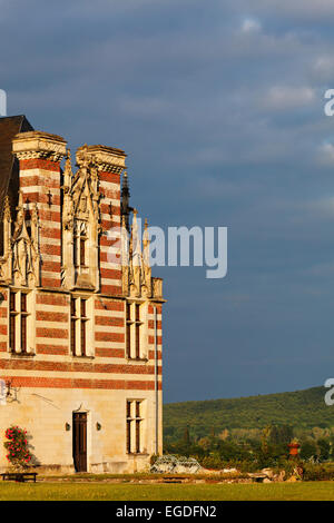 Chateau d'Etelan, 15th century, gothic flamboyant style, Saint-Maurice ...