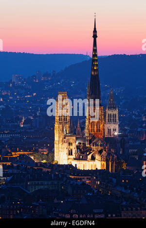 Cathedral Notre-Dame de l'Assomption, Rouen, Normandy, France Stock Photo